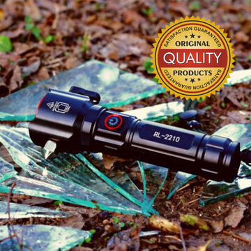 Rechargeable LED Torch with 8800mAh Battery & Long-Distance Beam!